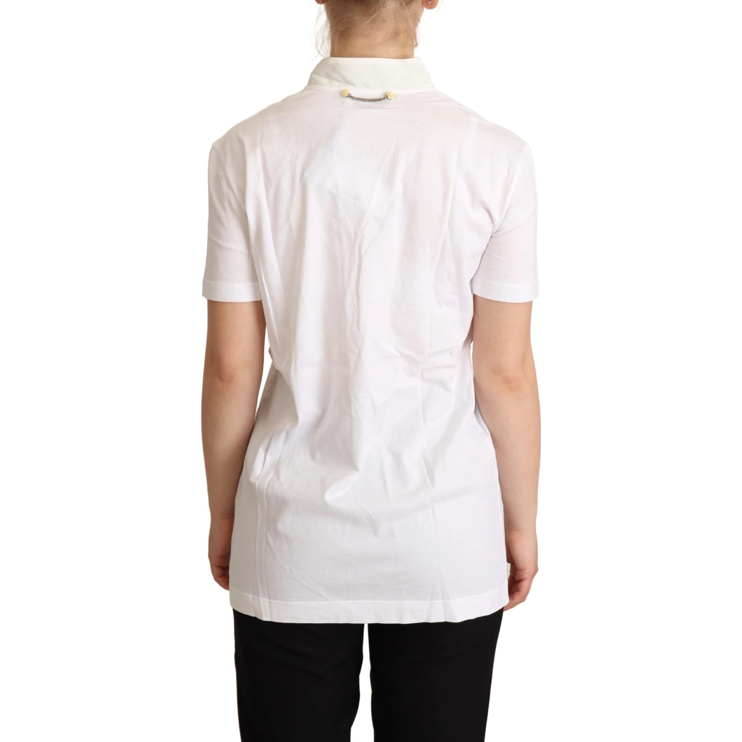 White Cotton Silk I'm In Love Top T-shirt