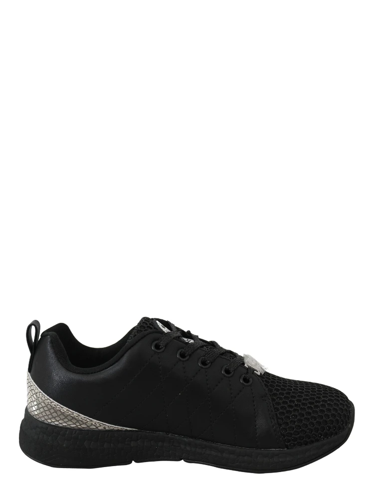 Black Polyester Runner Gisella Sneakers Shoes alternative