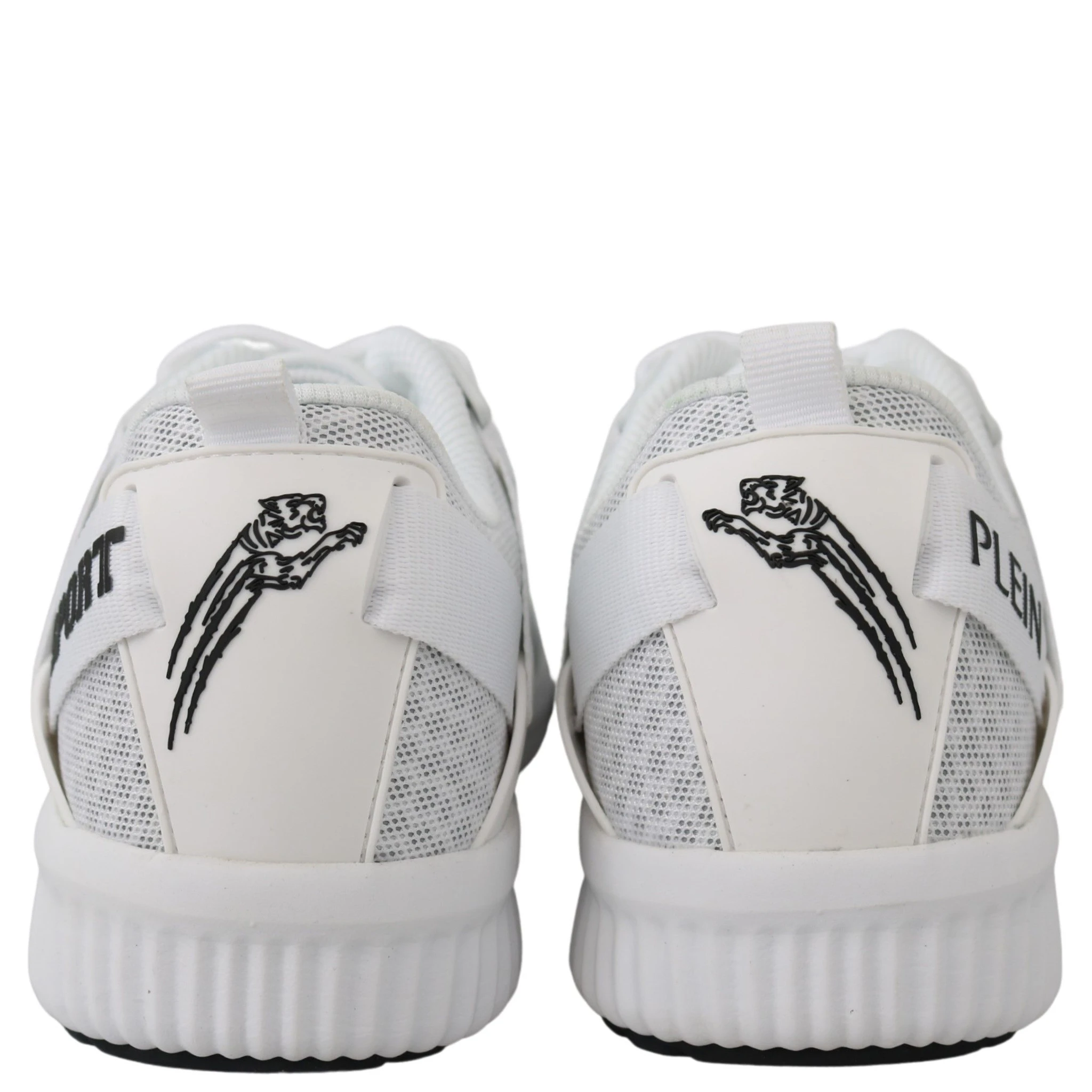 White Polyester Adrian Sneakers Shoes