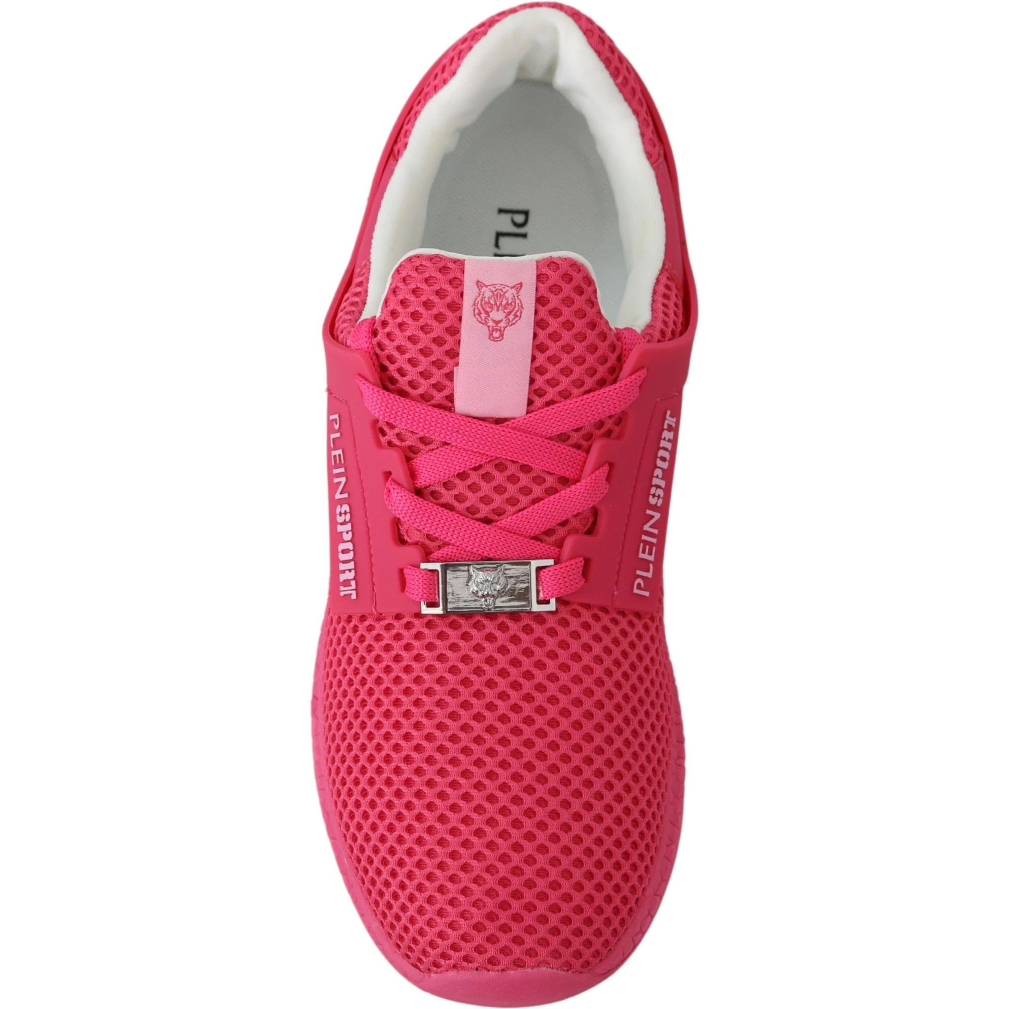 Fuxia Beetroot Polyester Runner Becky Sneakers Shoes