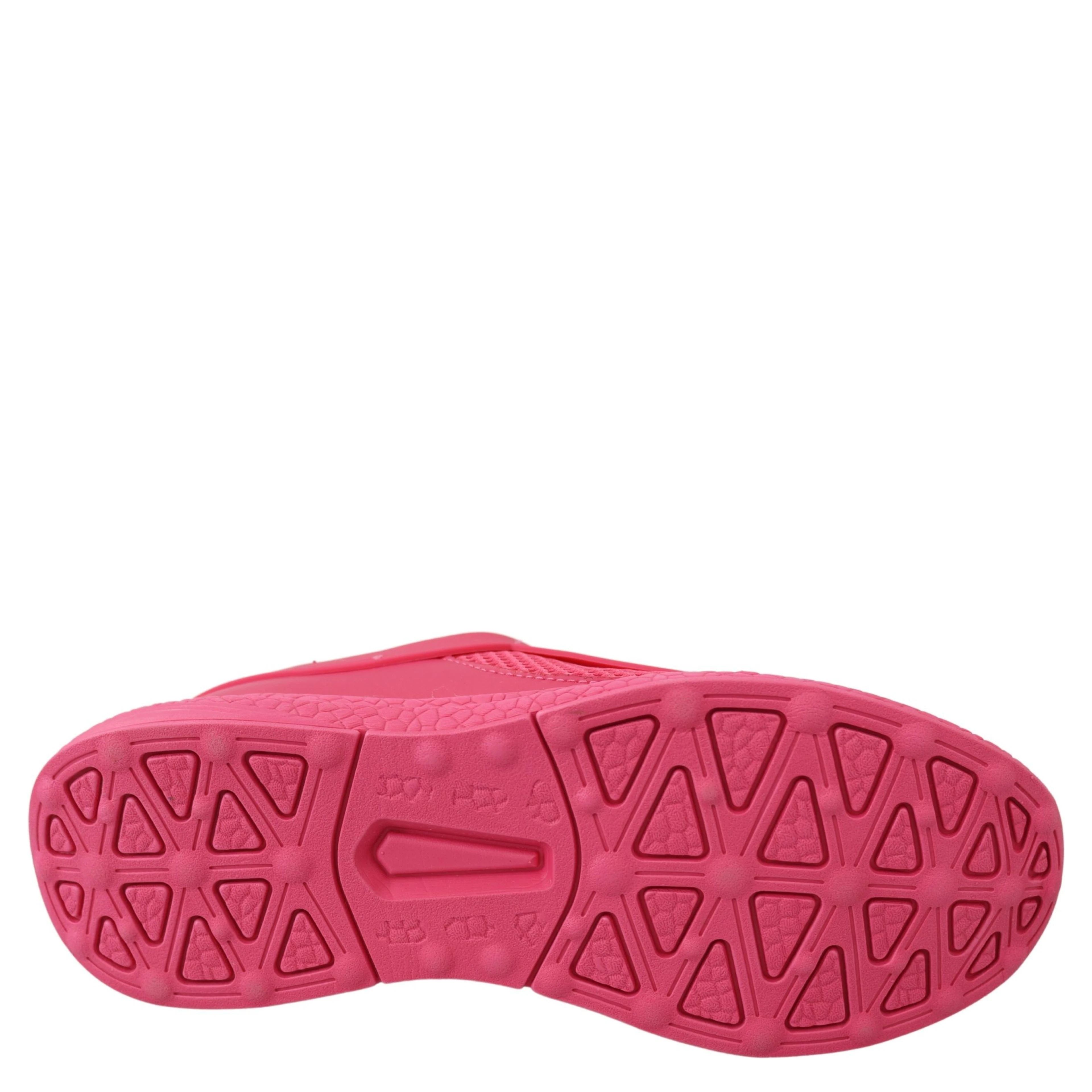 Fuxia Beetroot Polyester Runner Becky Sneakers Shoes