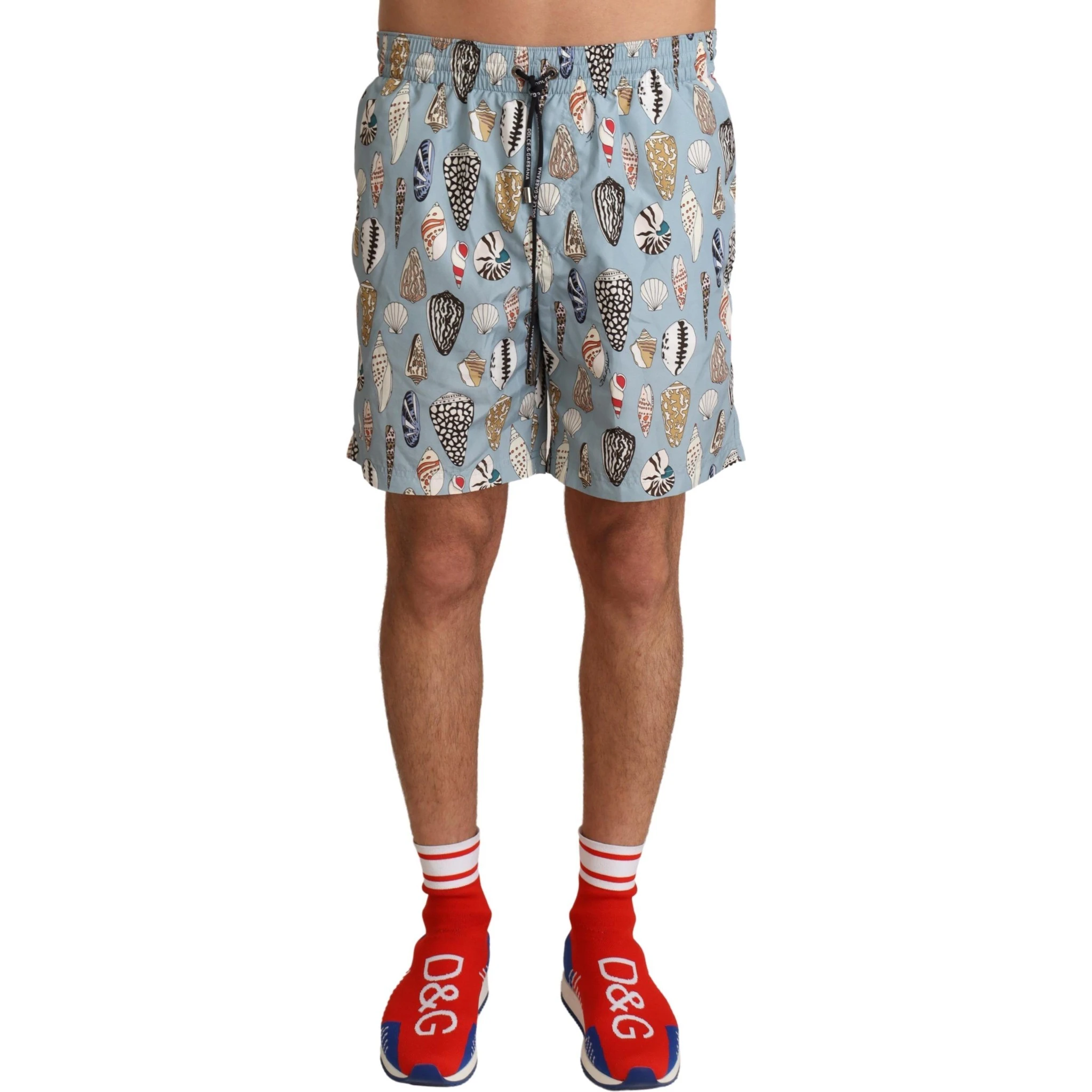 Blue Seashell Beachwear Swimwear Shorts