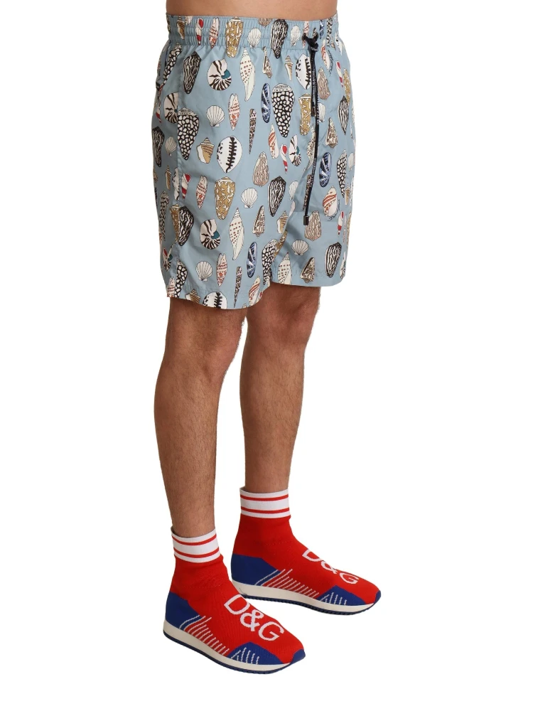 Blue Seashell Beachwear Swimwear Shorts alternative