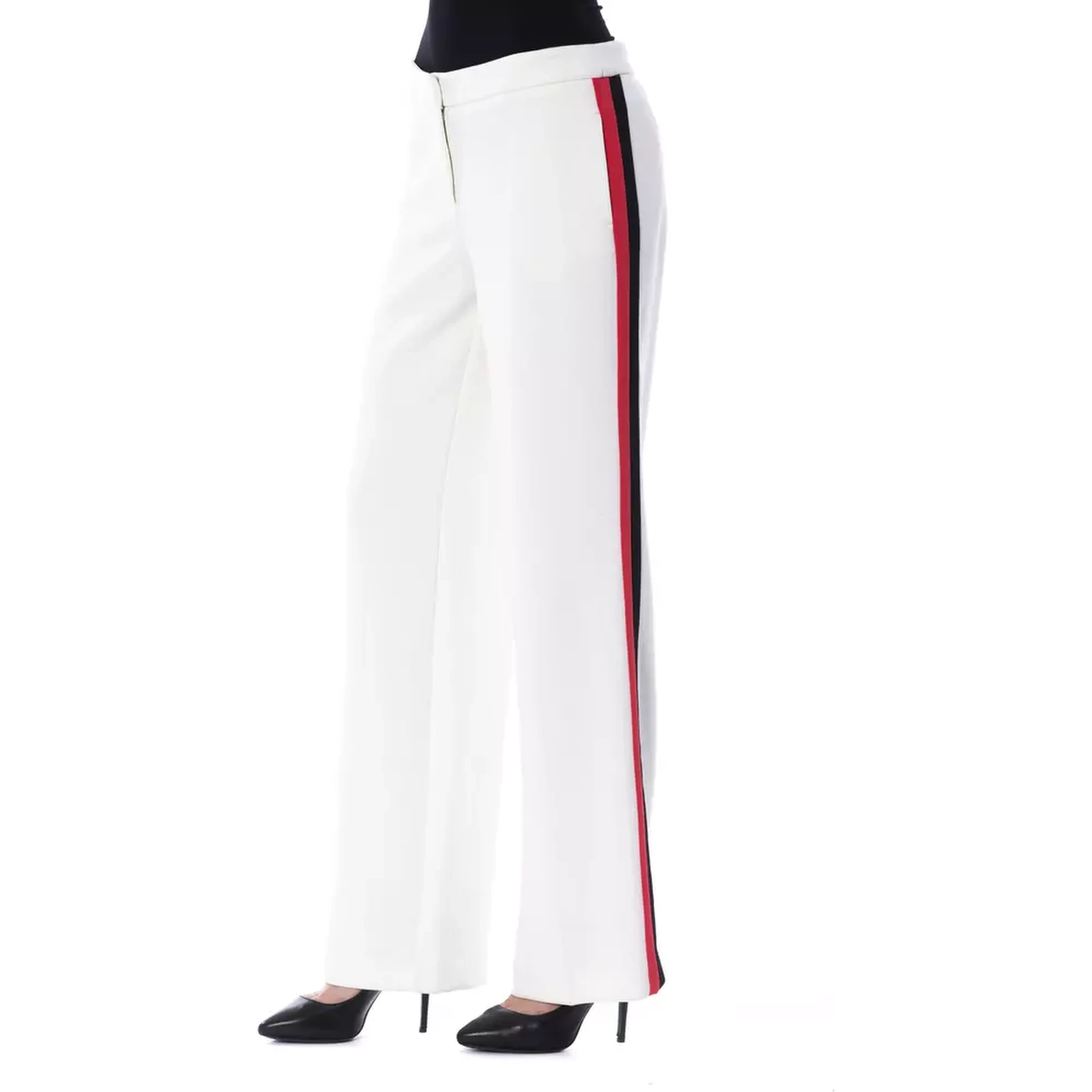 White Polyester Pant