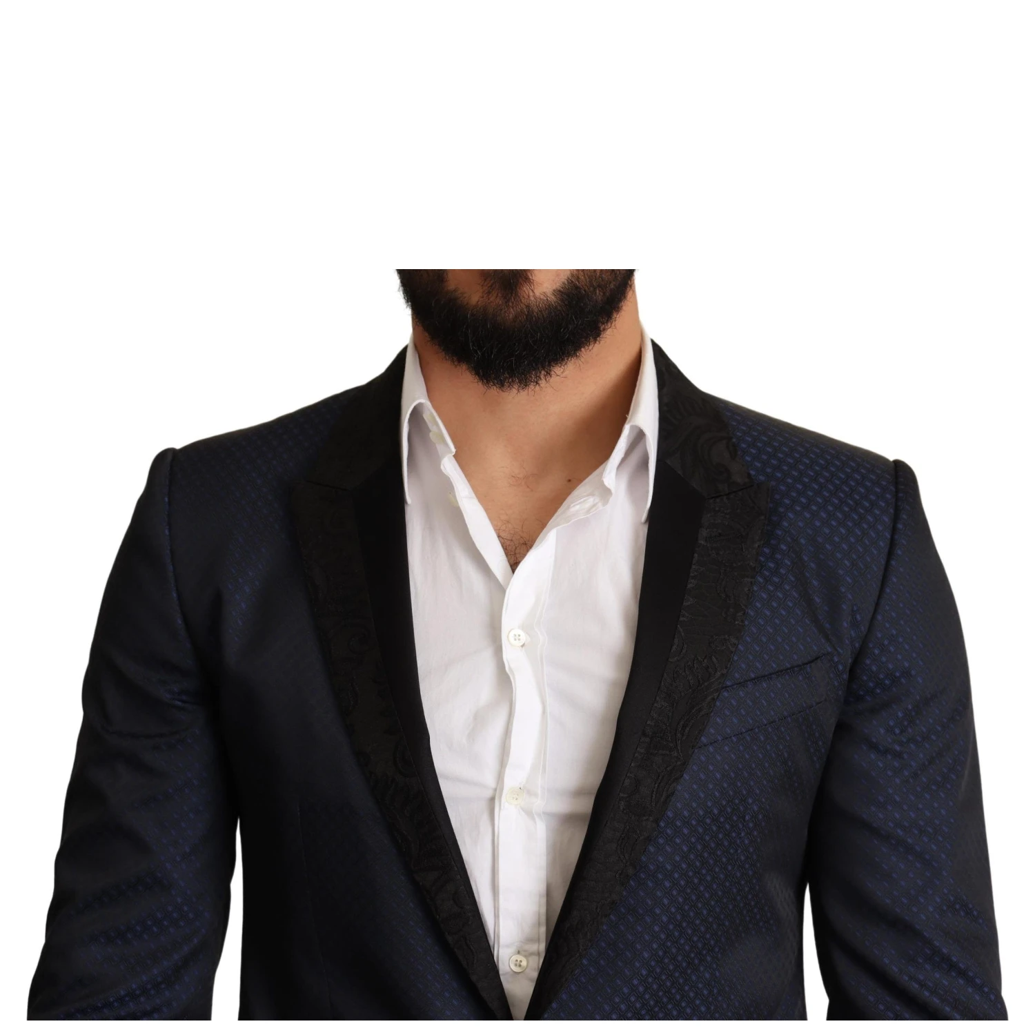 Blue Wool Slim Fit MARTINI Blazer Jacket