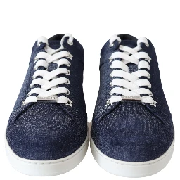 Miami Blue Denim Sneakers