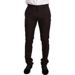 Bordeaux Wool MARTINI Slim Fit Suit