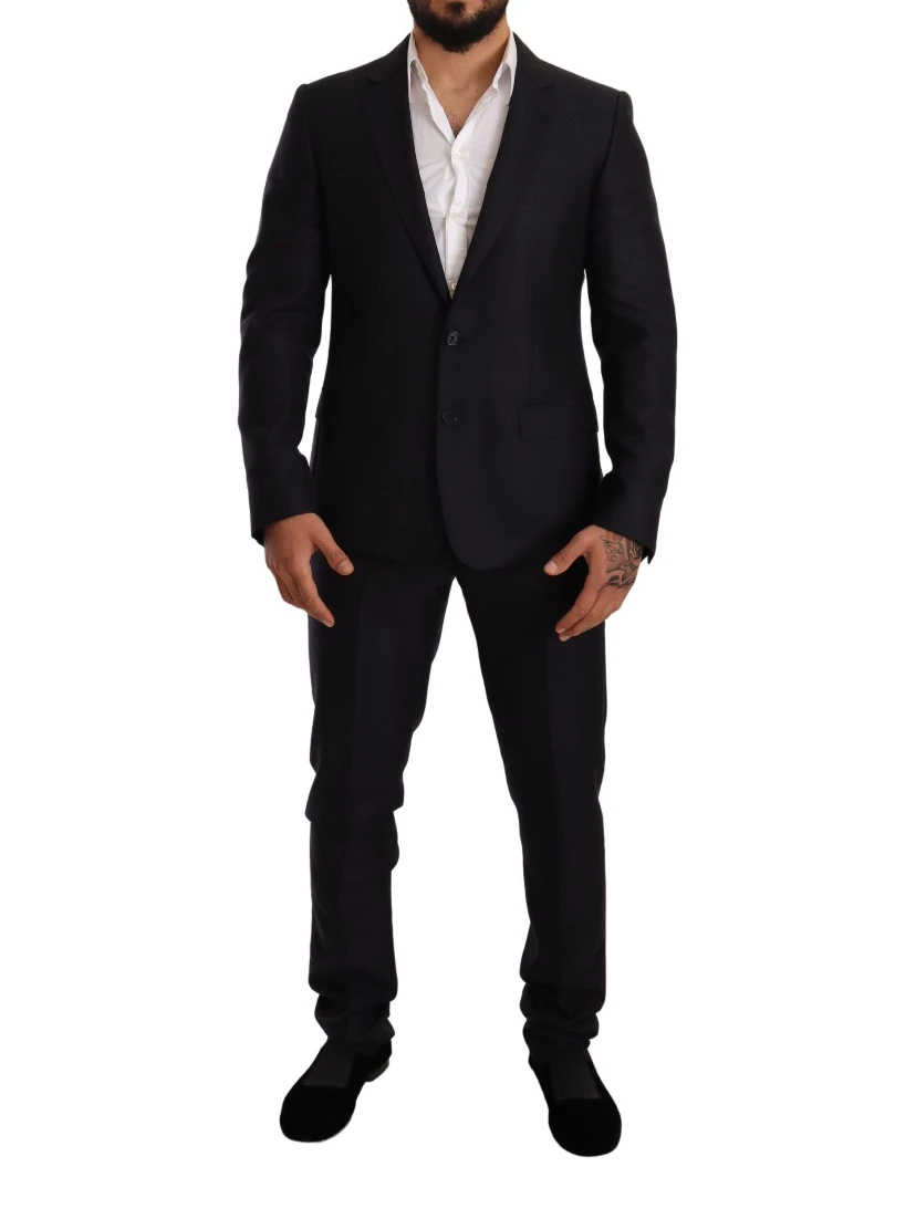 Blue Pattern MARTINI SLIM FIT 2 Piece Suit
