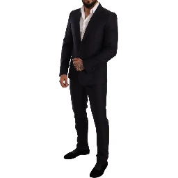 Blue Pattern MARTINI SLIM FIT 2 Piece Suit