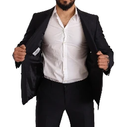 Blue Pattern MARTINI SLIM FIT 2 Piece Suit