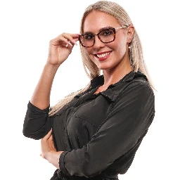 Brown Metal & Plastic Glasses (Frames)