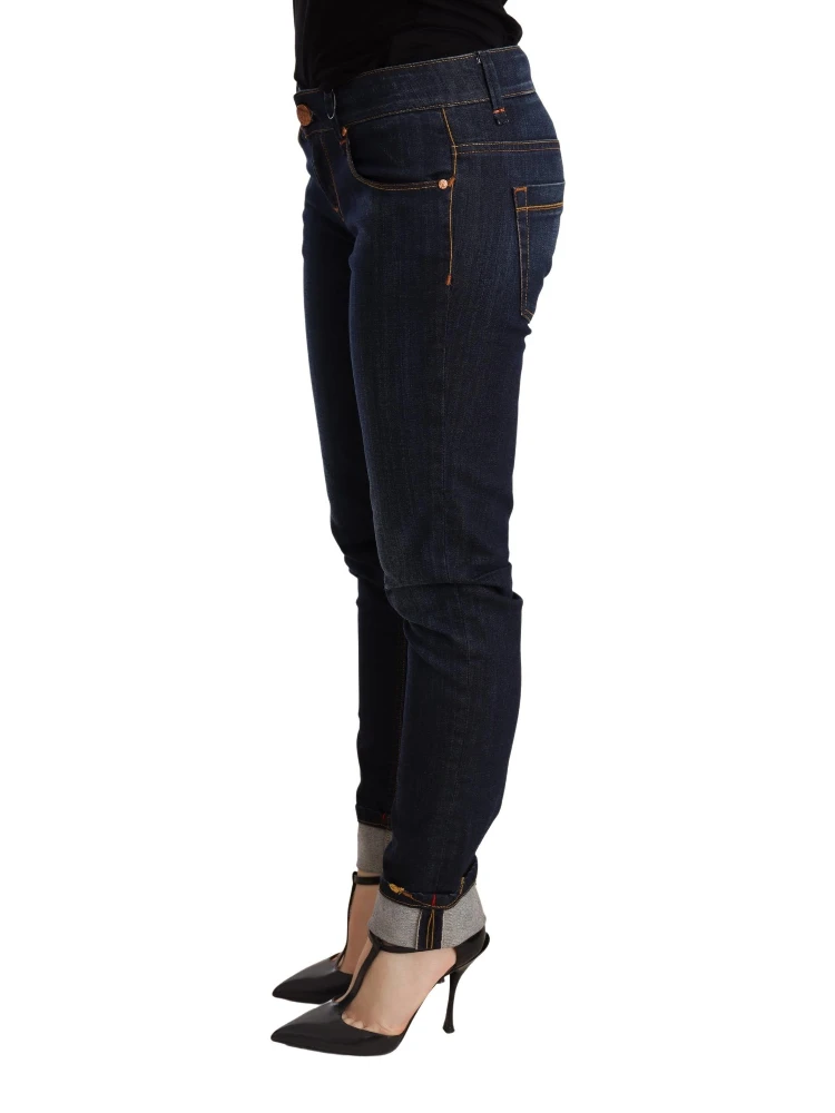 Blue Washed Low Waist Skinny Denim Trouser alternative