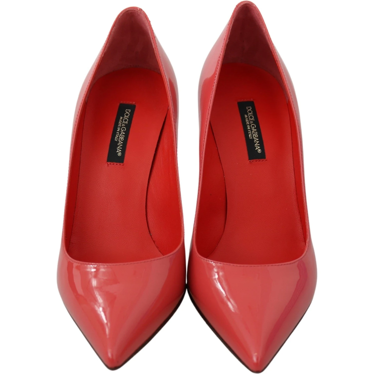 Dark Pink Patent Leather Heels Pumps