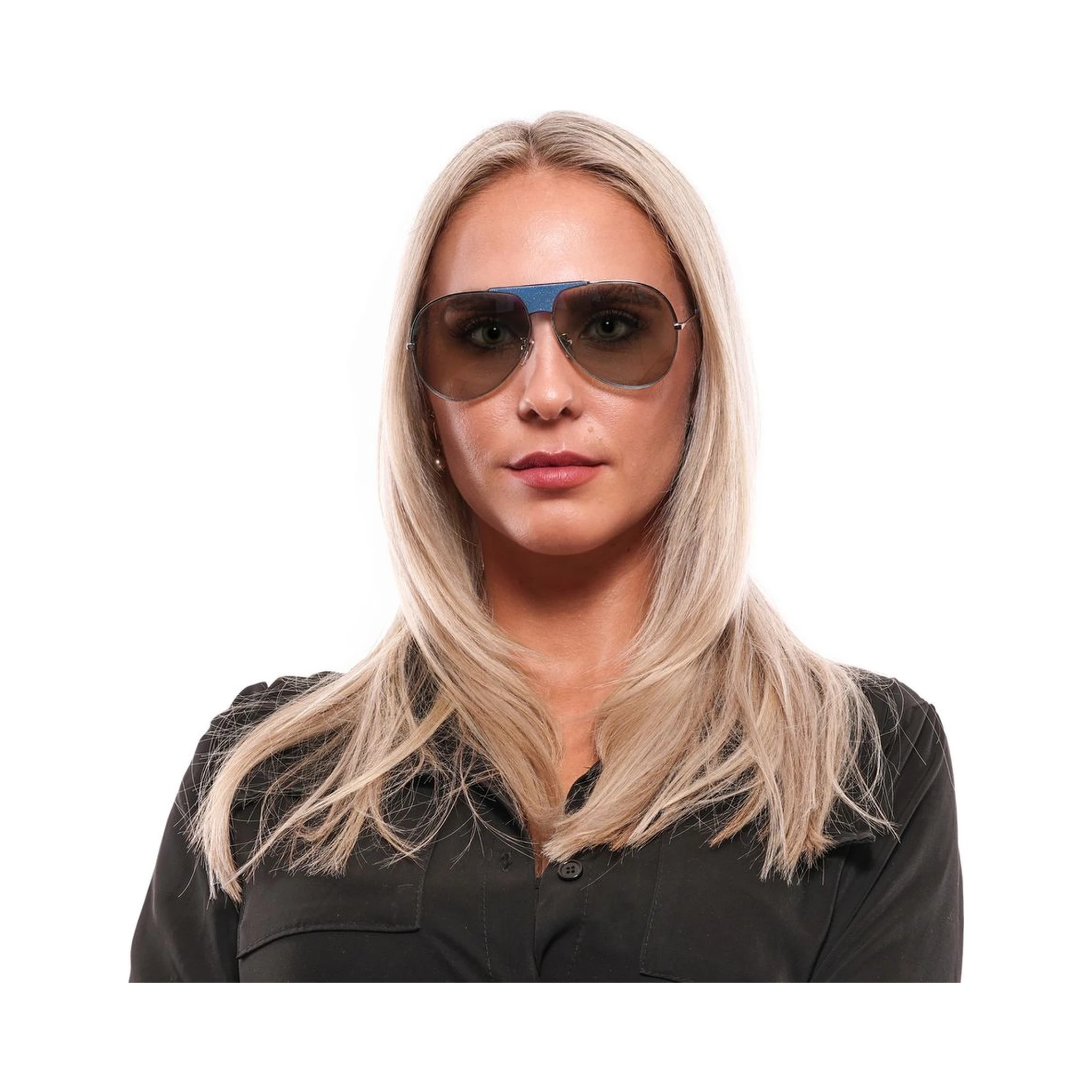 Blue Plastic Sunglasses