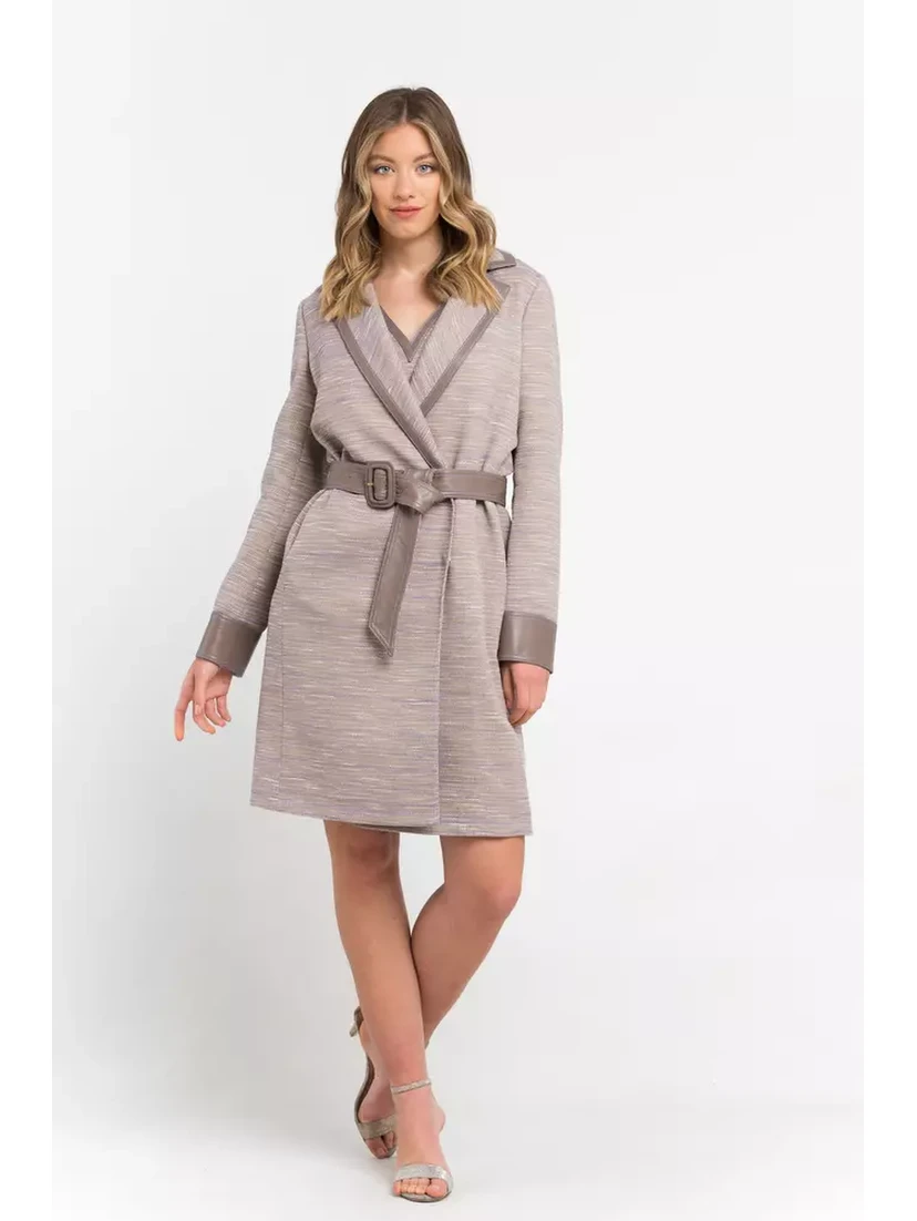 Beige Cotton Coat