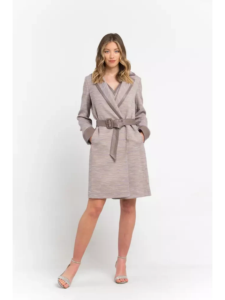 Beige Cotton Coat alternative
