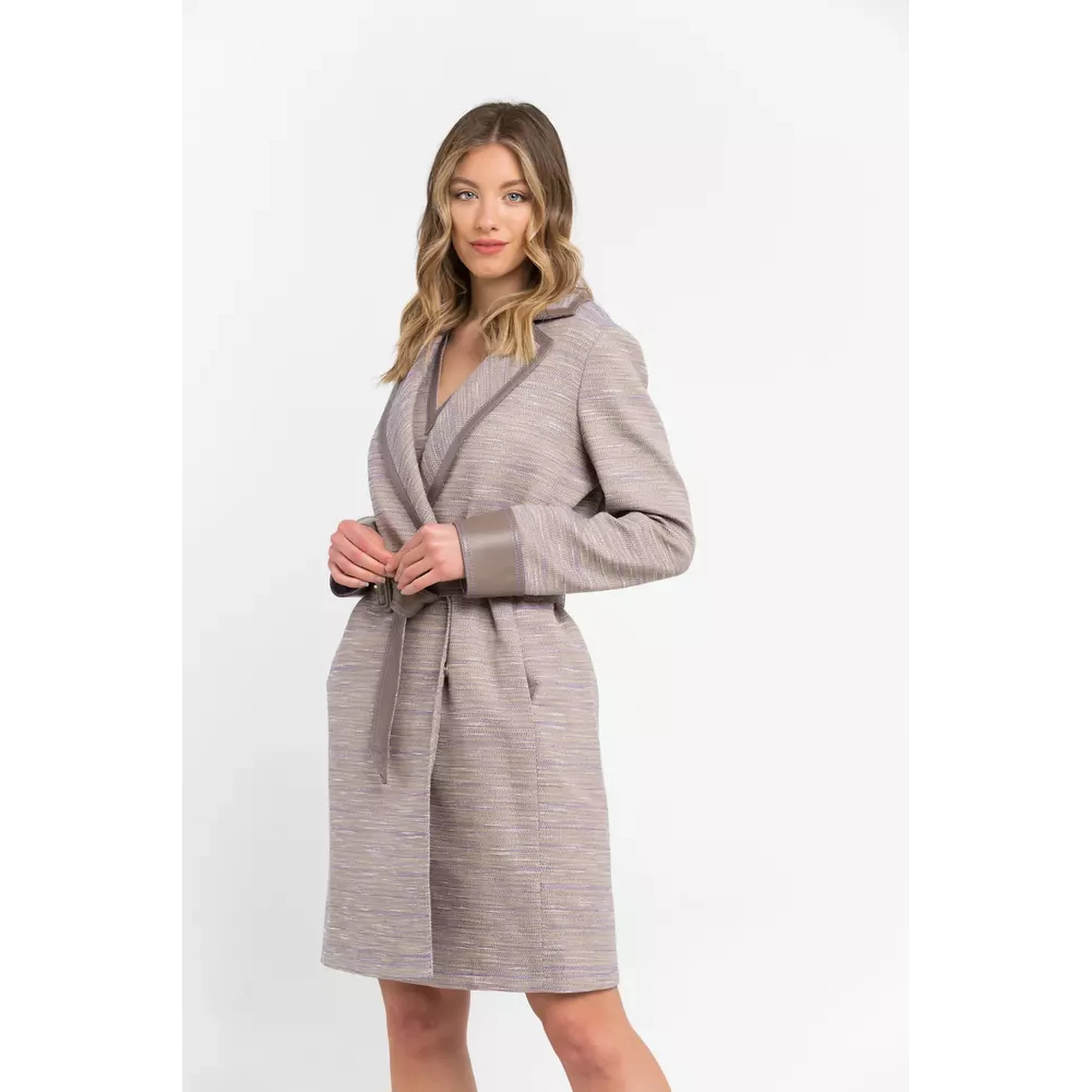 Beige Cotton Coat