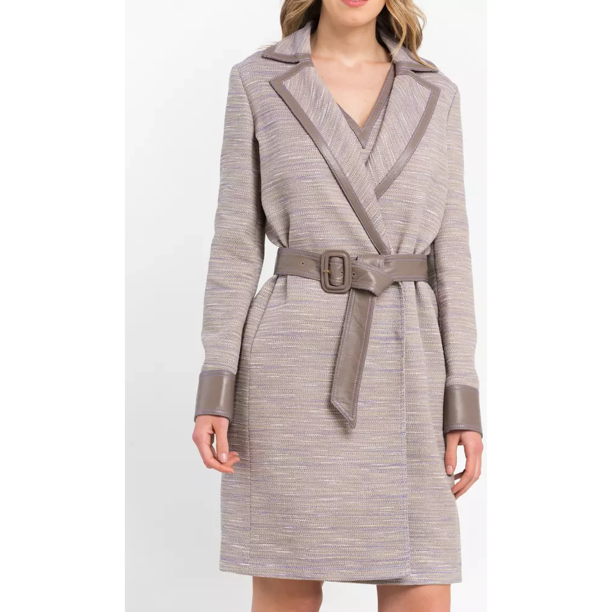 Beige Cotton Coat