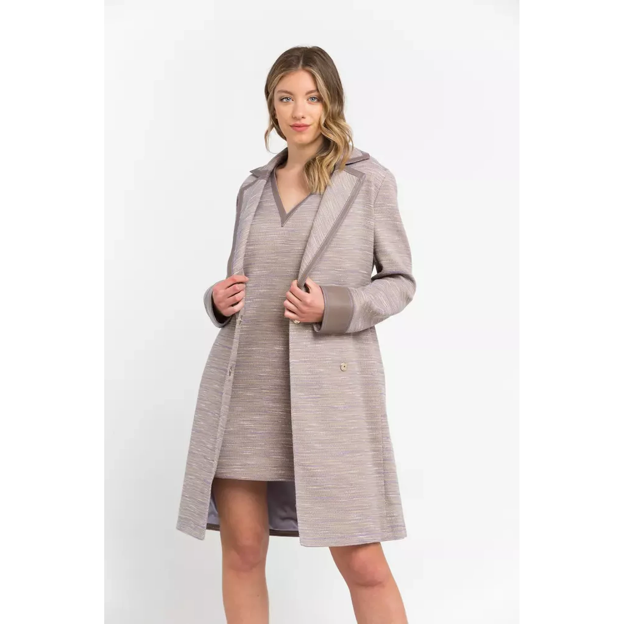 Beige Cotton Coat