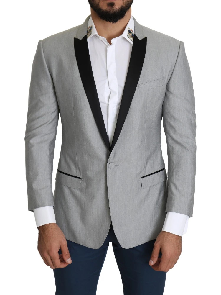 Light Gray Single Breasted SARTORIA Blazer