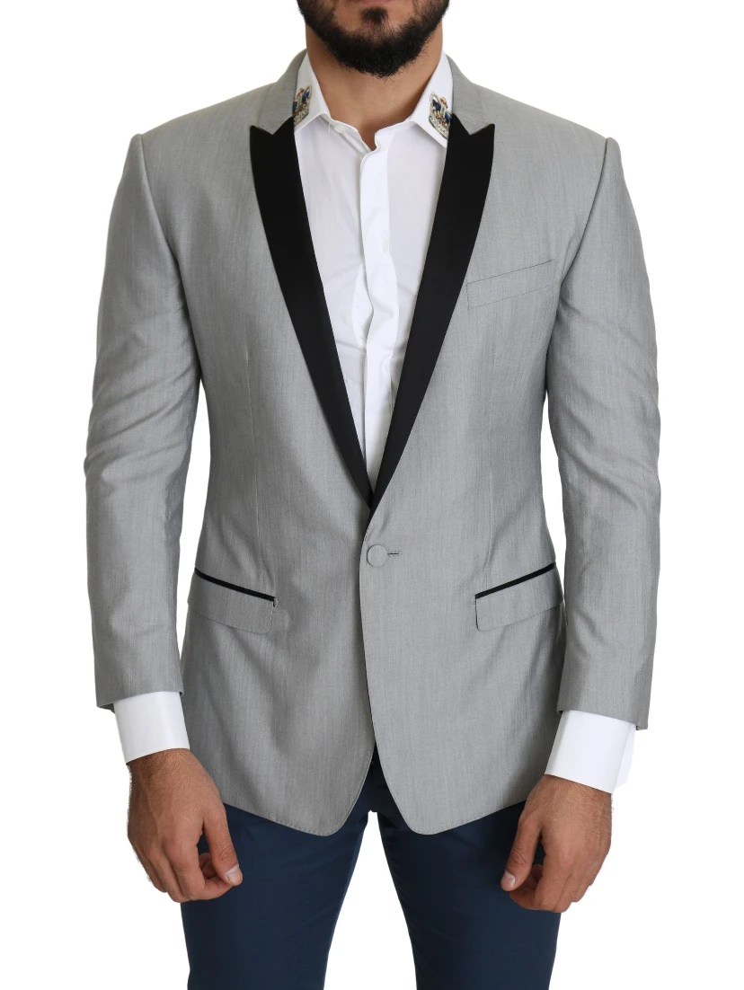 Light Gray Single Breasted SARTORIA Blazer