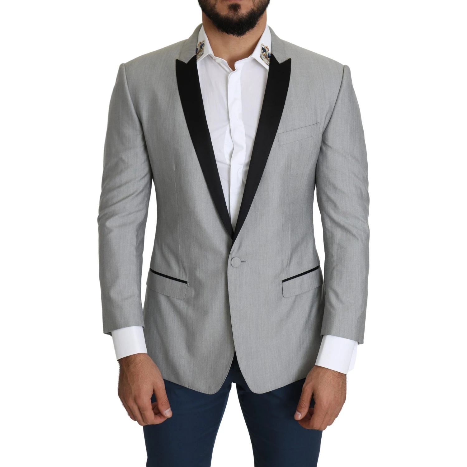 Light Gray Single Breasted SARTORIA Blazer