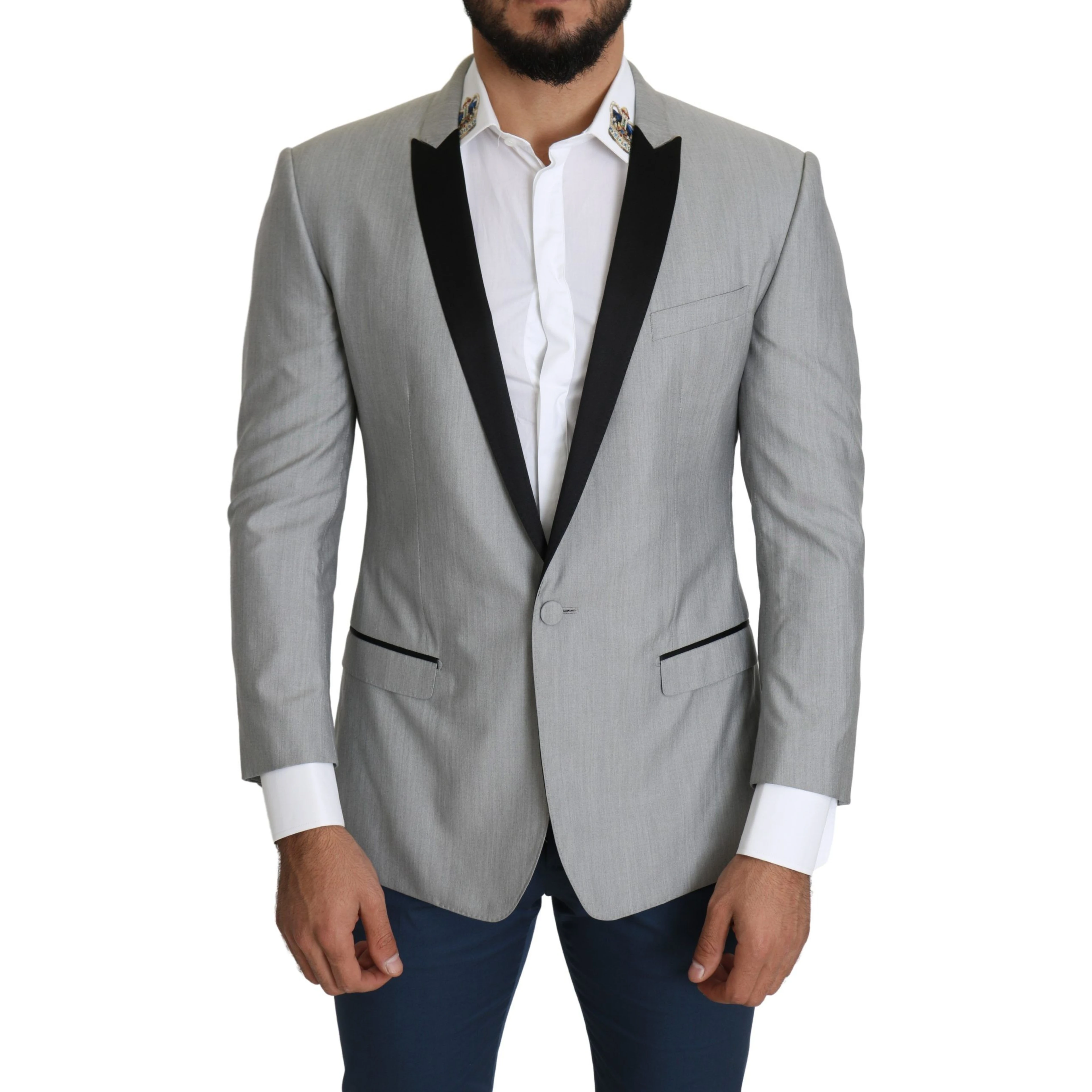 Light Gray Single Breasted SARTORIA Blazer