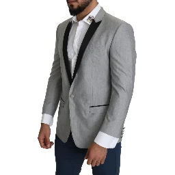 Light Gray Single Breasted SARTORIA Blazer