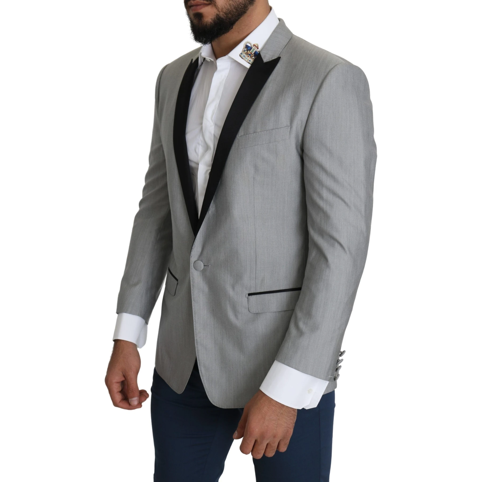 Light Gray Single Breasted SARTORIA Blazer