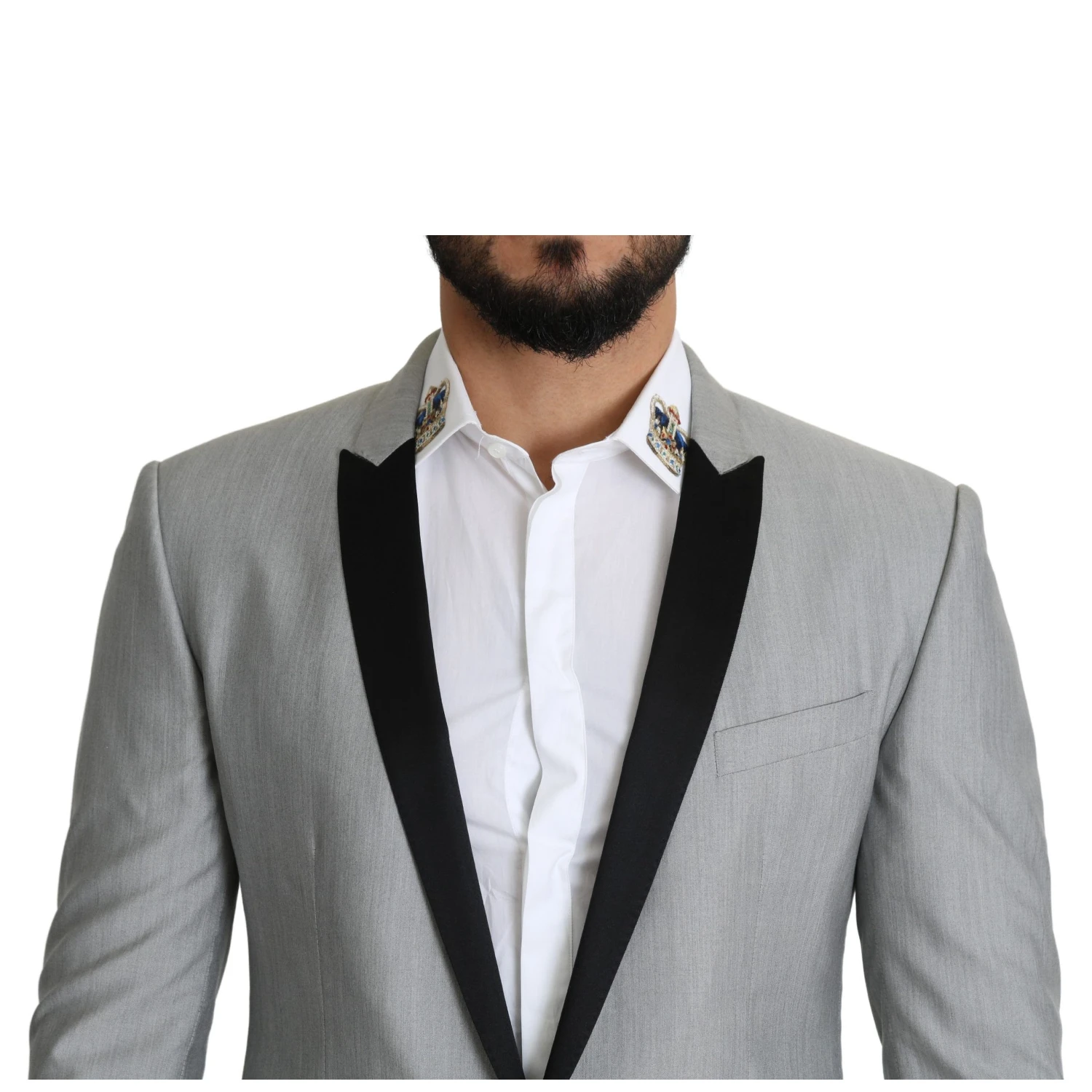 Light Gray Single Breasted SARTORIA Blazer