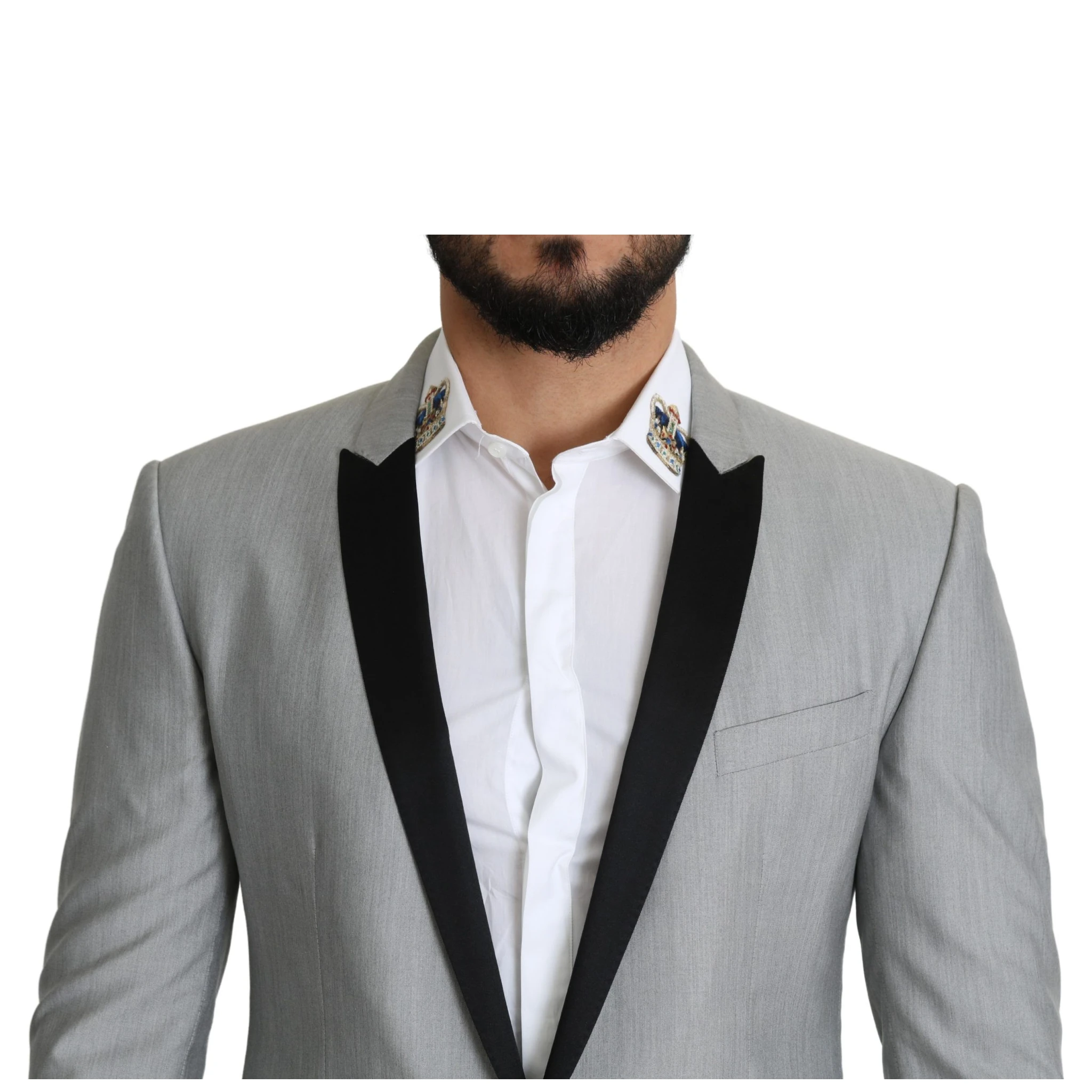 Light Gray Single Breasted SARTORIA Blazer