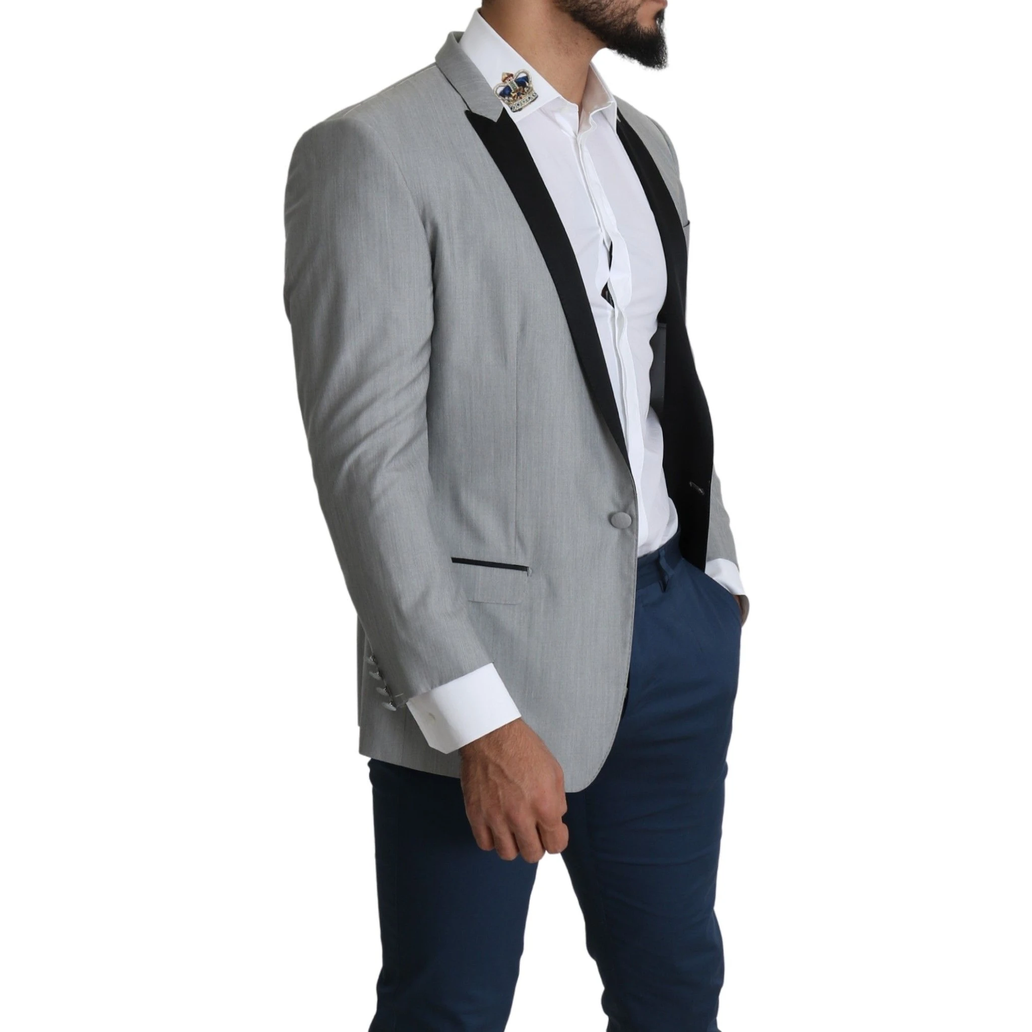 Light Gray Single Breasted SARTORIA Blazer