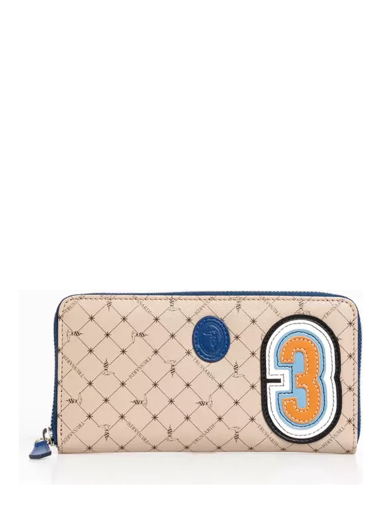 Beige Leather Wallet