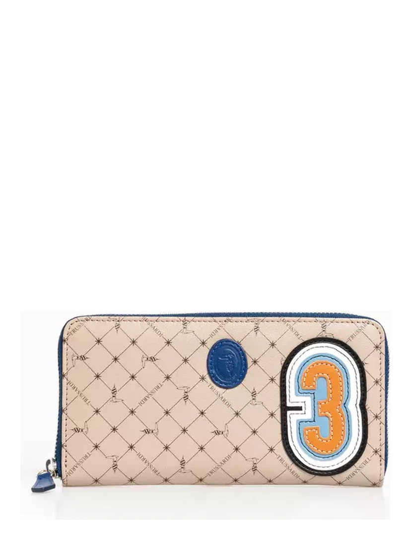 Beige Leather Wallet