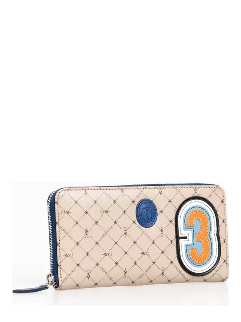 Beige Leather Wallet