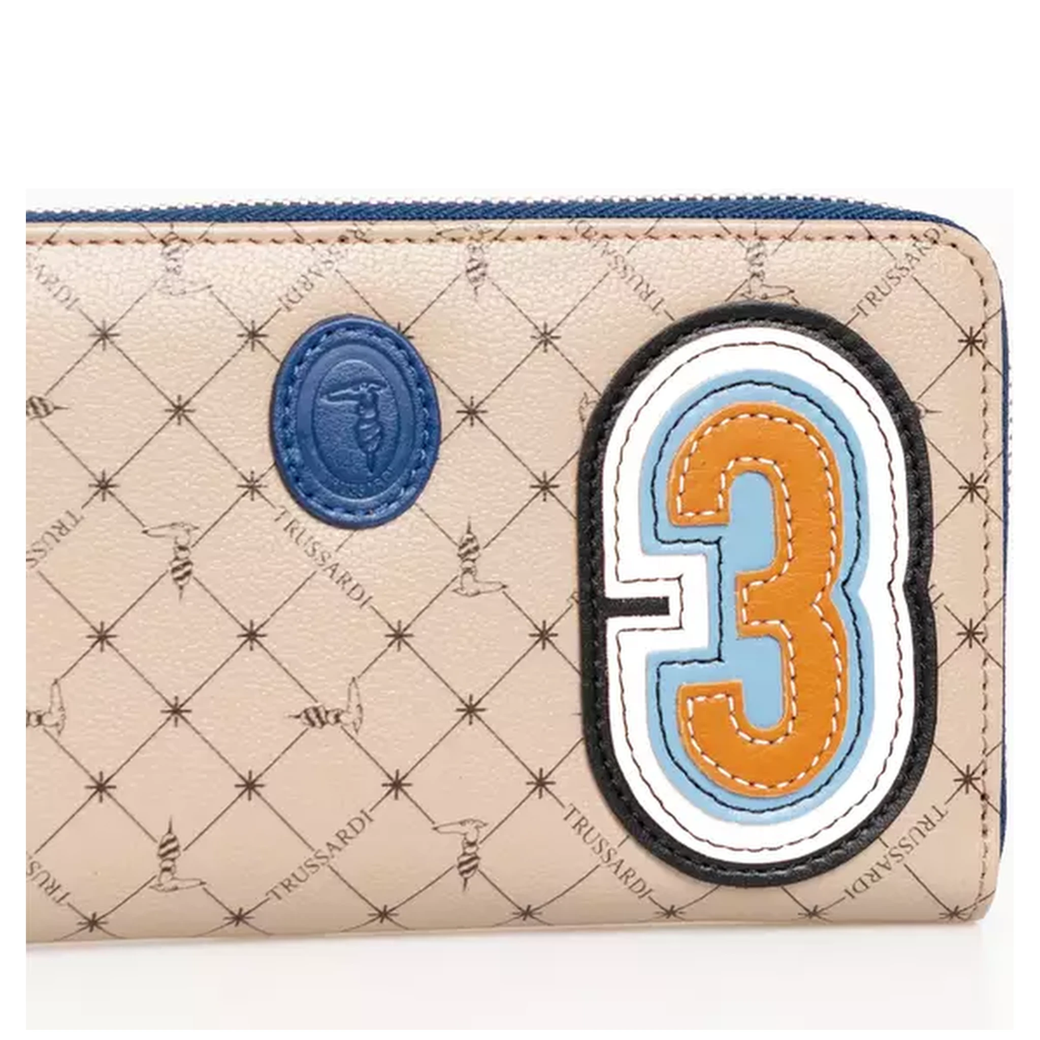 Beige Leather Wallet