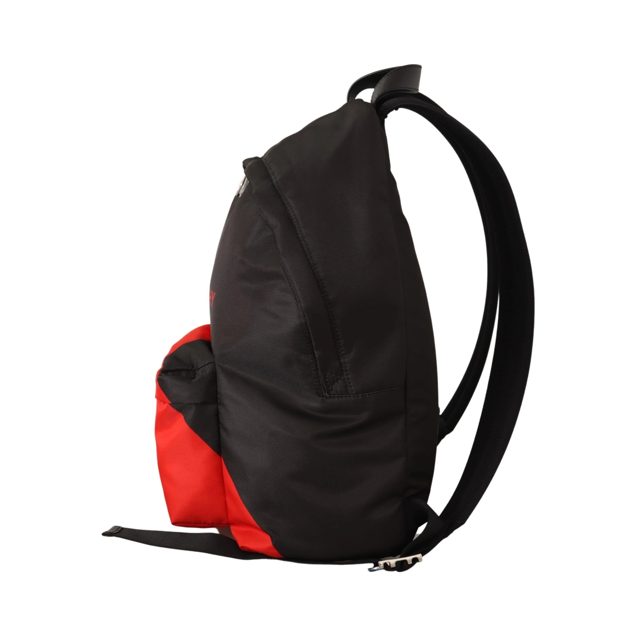 Red & Black Nylon Urban Backpack