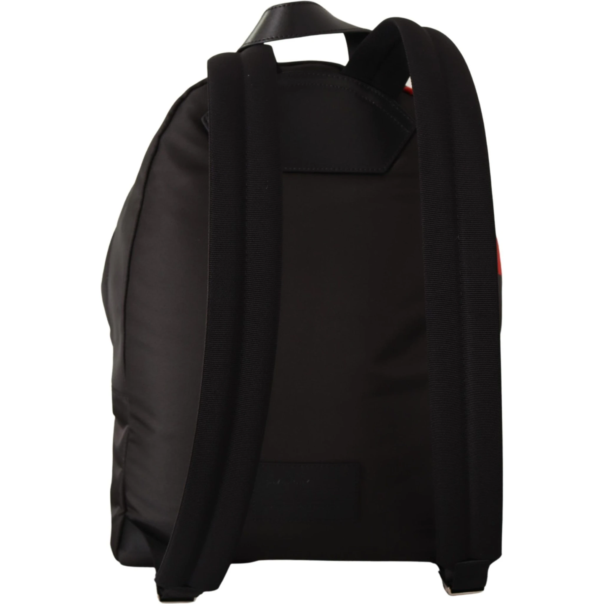 Red & Black Nylon Urban Backpack