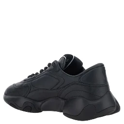 Black Calf Leather Garavani Sneakers