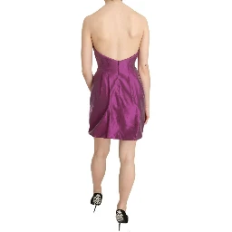 Pink Halter Backless Midi Plain Dress