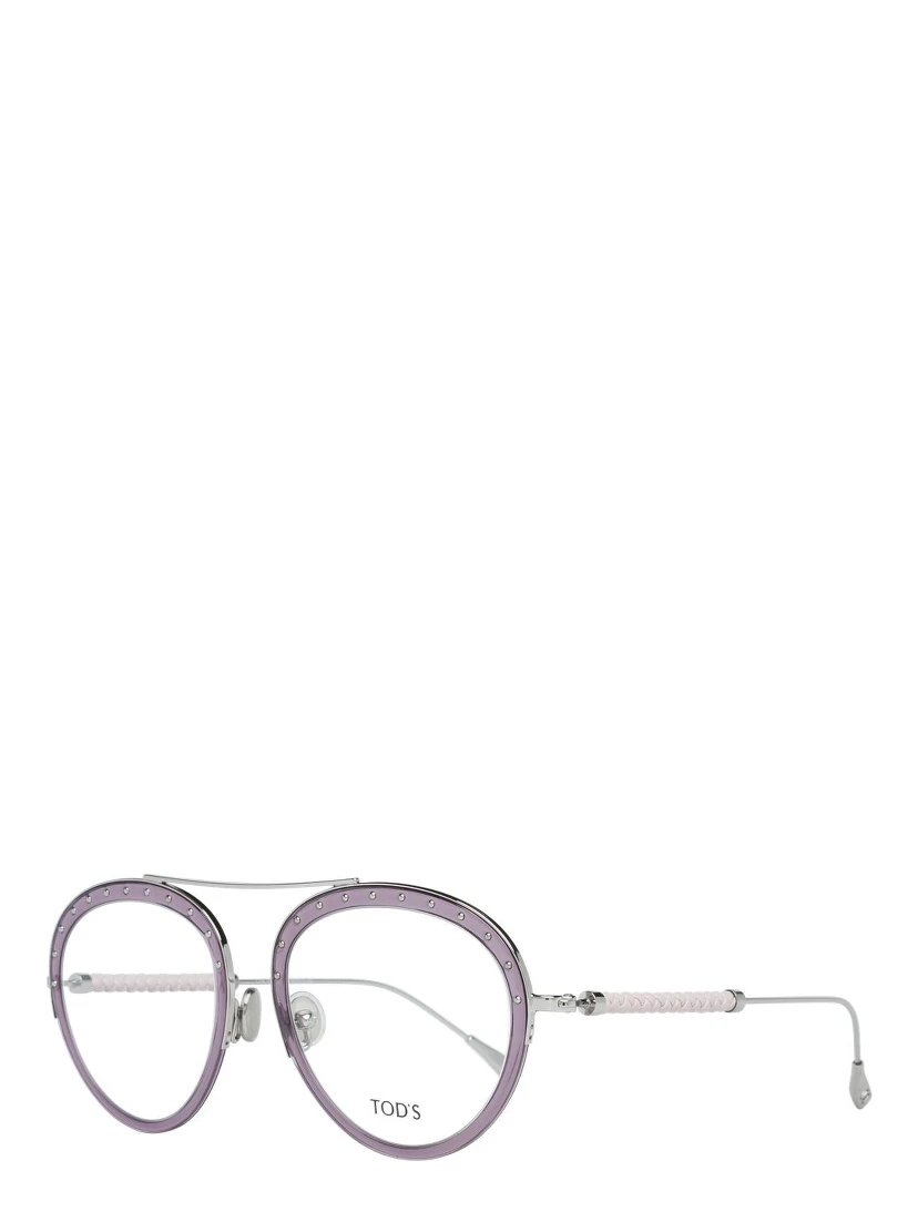 Purple Metal & Leather Glasses (Frames)