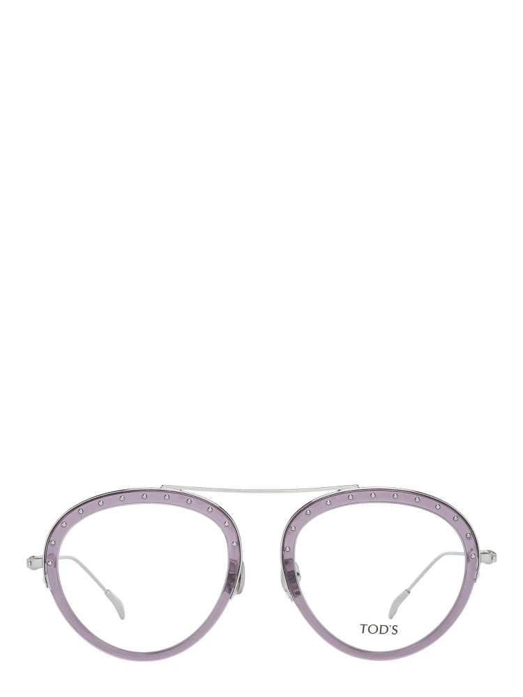 Purple Metal & Leather Glasses (Frames) alternative