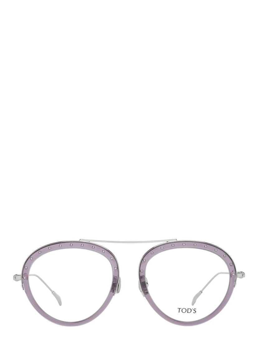 Purple Metal & Leather Glasses (Frames)