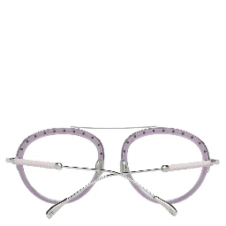 Purple Metal & Leather Glasses (Frames)