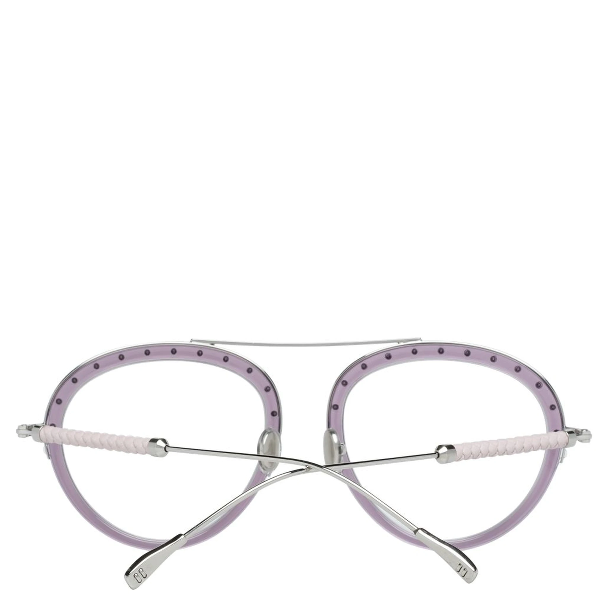 Purple Metal & Leather Glasses (Frames)