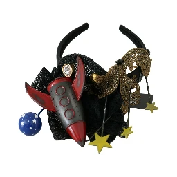 Rocket Crystal Stars Tiara Diadem Headband