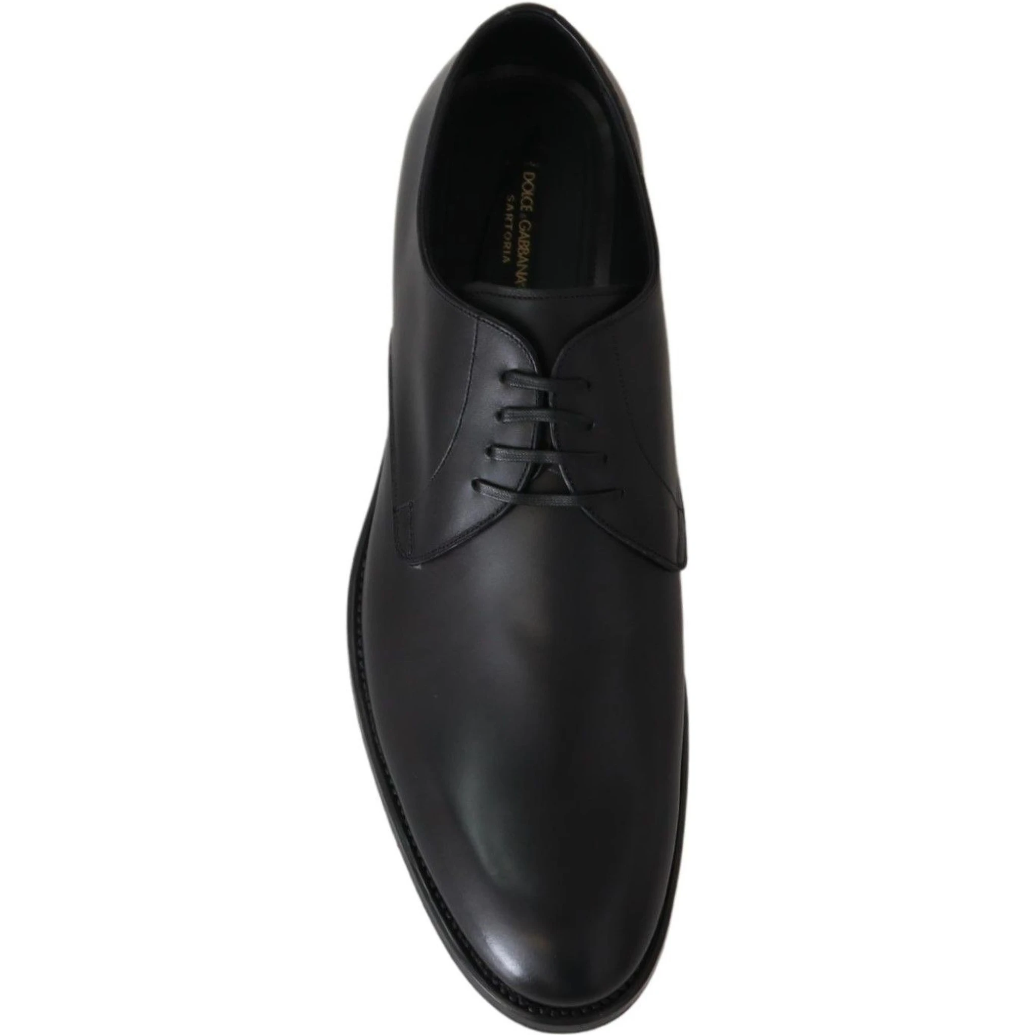 Black Leather SARTORIA Hand Made Shoes