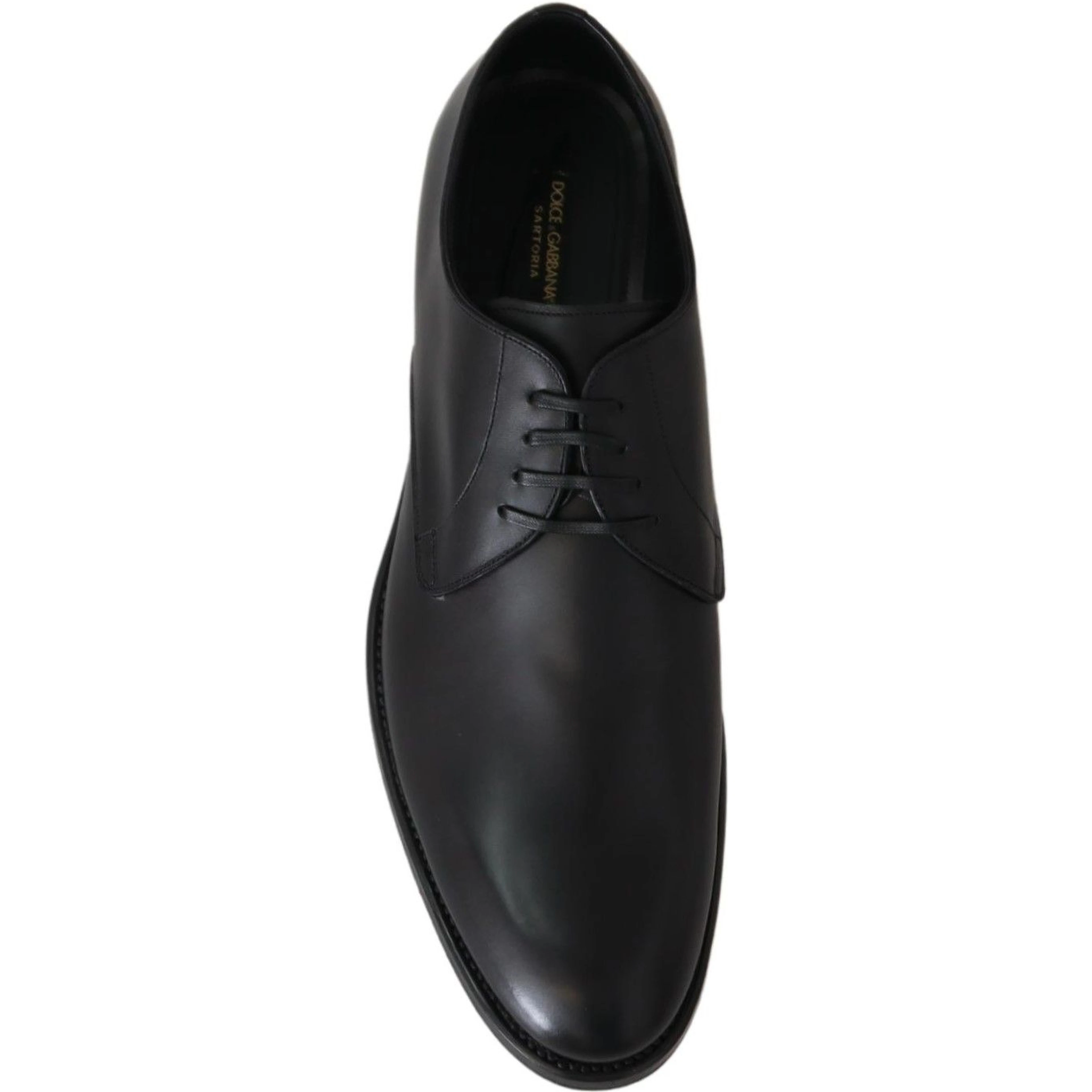 Black Leather SARTORIA Hand Made Shoes