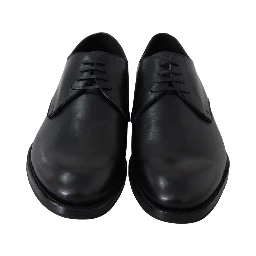 Black Leather SARTORIA Hand Made Shoes