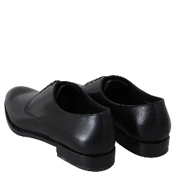 Black Leather SARTORIA Hand Made Shoes
